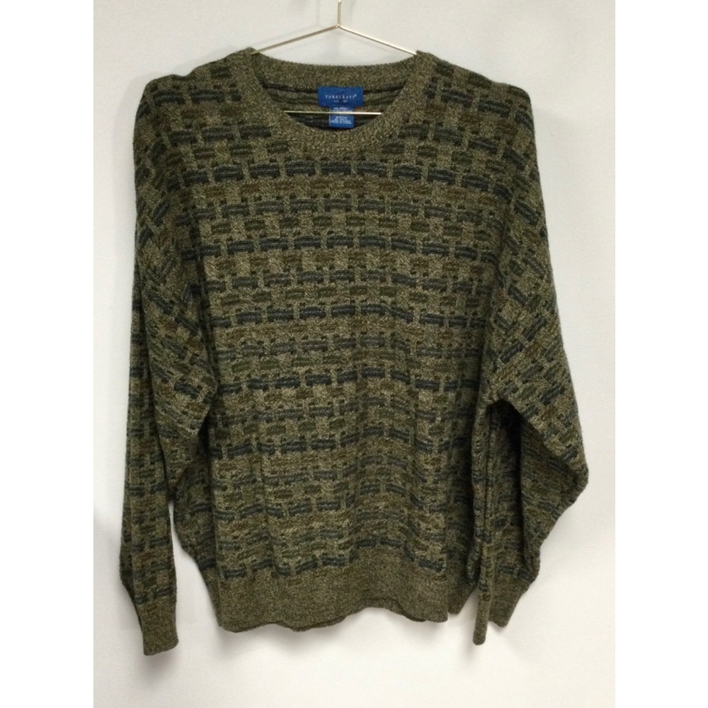 Vintage Men's TownCraft Sweater‎ XXL, Tan